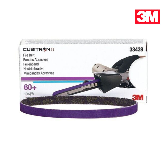 3M Cubitron II File Belt 786F, 10 mm x 330 mm (Box of 10)