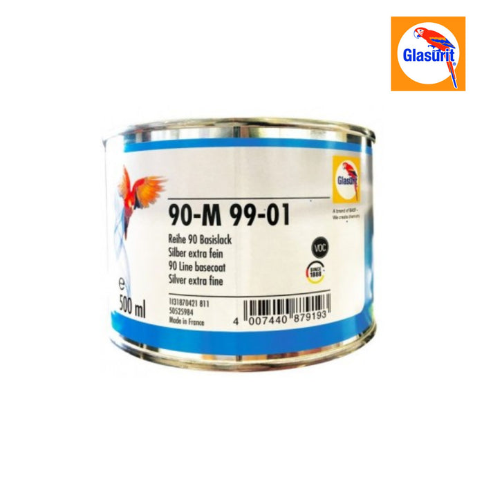 Glasurit 90-M 99-01 - Silver Extra Fine - 0.5L