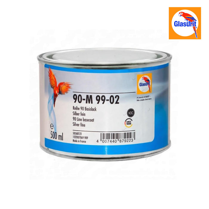 Glasurit 90-M 99-02 - Silver Fine - 0.5L