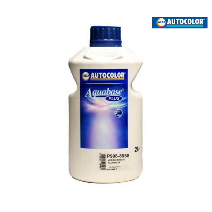 Nexa Autocolor P998-8988 Aquabase Plus Medium Bright Aluminium - 2L